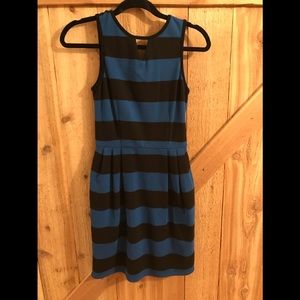 NWT Pim + Larkin Blue and Black dress.